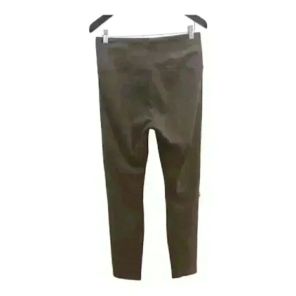 Hilary Radley Legging Pull On Stretch Faux Suede High Waist Brown - Picture 3 of 10
